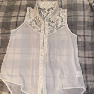 Sheer Lace Tank